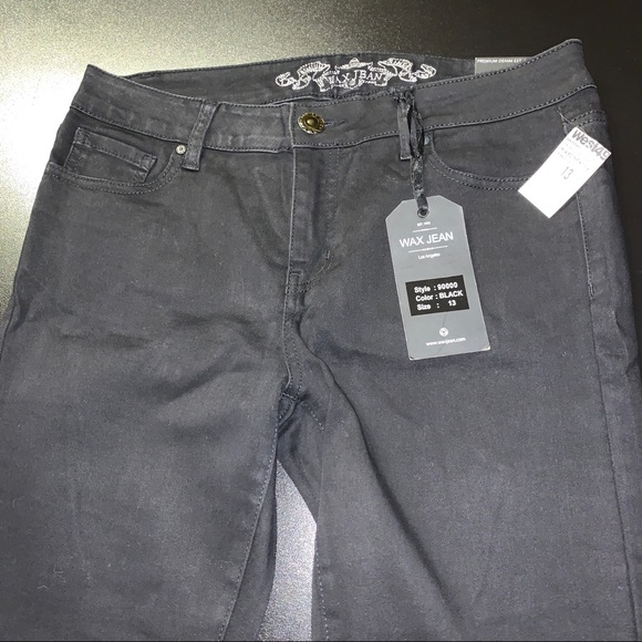 Wax Jeans black skinny size 13 - Picture 5 of 10